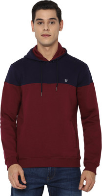 Allen Solly Full Sleeve Color Block Men Sweatshirt