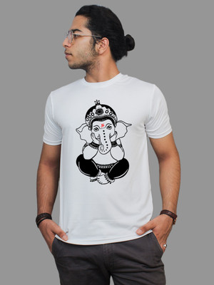 PRINTISTA Colorblock Men Round Neck Multicolor T-Shirt