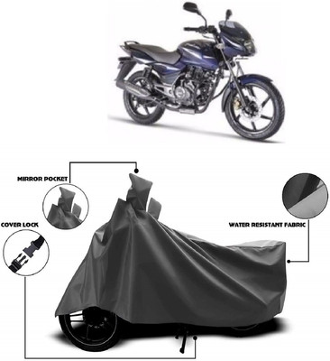 AutoKick Two Wheeler Cover for Bajaj(Pulsar 150, Grey)