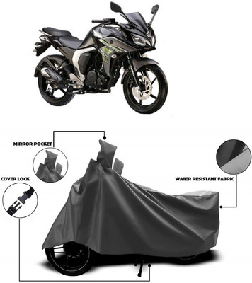 Autoprime Two Wheeler Cover for Yamaha(Fazer, Grey)