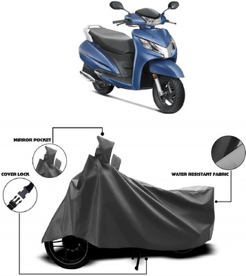 AutoKick Two Wheeler Cover for Honda(Activa, Grey)