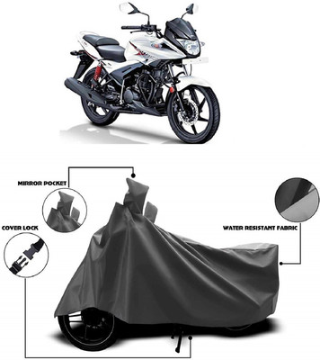 Autoprime Two Wheeler Cover for Hero(Ignitor, Grey)