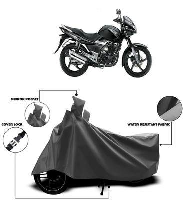 AutoKick Two Wheeler Cover for Suzuki(GS 150R, Grey)