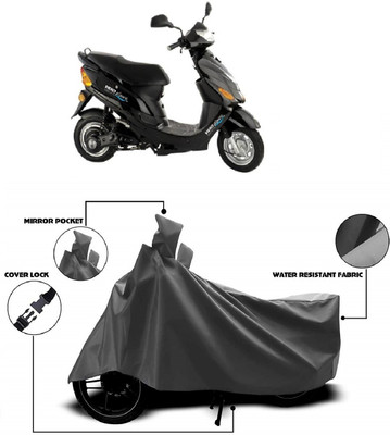 AutoKick Two Wheeler Cover for Hero(Electric Zippy, Grey)