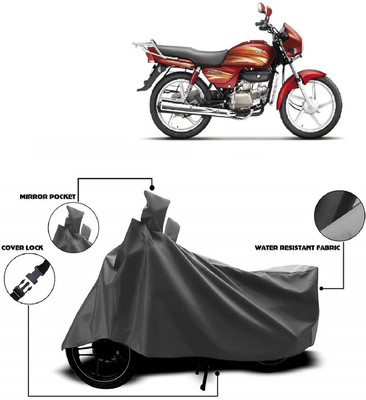 Autoprime Two Wheeler Cover for Hero(Splendor Pro, Grey)
