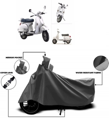 AutoKick Two Wheeler Cover for LML(Star Euro, Grey)