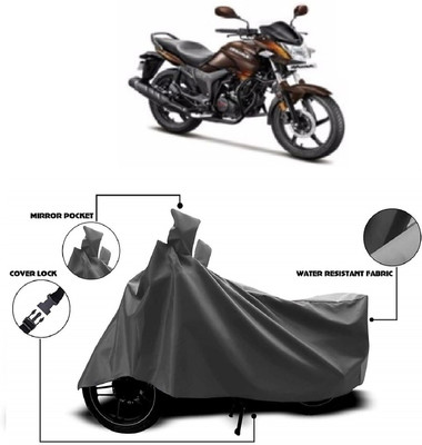 Autoprime Two Wheeler Cover for Hero(Hunk, Grey)