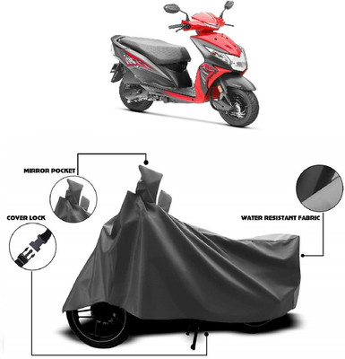 Autoprime Two Wheeler Cover for Honda(Deo, Grey)