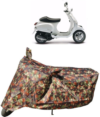 AutoKick Two Wheeler Cover for Piaggio(Vespa, Multicolor)