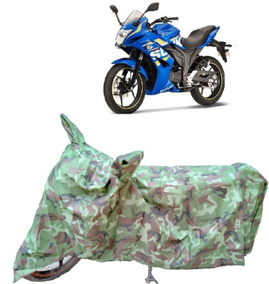 AutoKick Two Wheeler Cover for Suzuki(Gixxer SF, Multicolor)