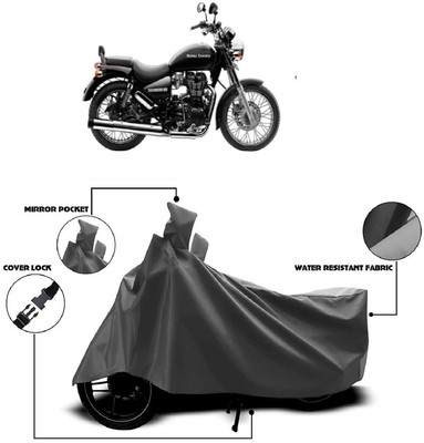 Autoprime Two Wheeler Cover for Royal Enfield(Thunderbird 350, Grey)