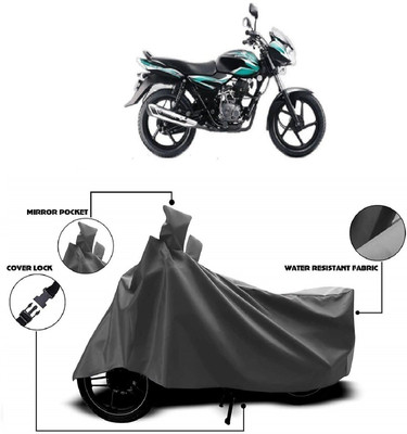 AutoKick Two Wheeler Cover for Bajaj(Discover 100 DTS-i, Grey)
