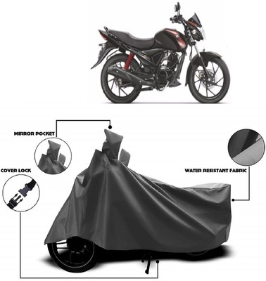 AutoKick Two Wheeler Cover for Suzuki(Sling Shot Plus, Grey)