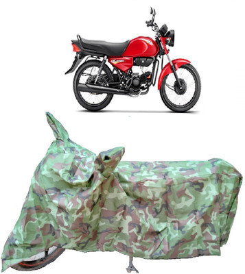 AutoKick Two Wheeler Cover for Hero(CD deluxe, Multicolor)