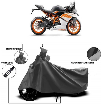 Autoprime Two Wheeler Cover for KTM(RC 200, Grey)