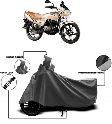 Autoprime Two Wheeler Cover for LML(Freedom, Grey)