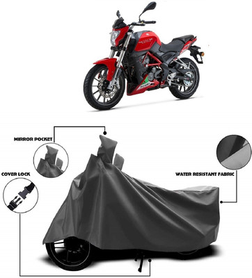 AutoKick Two Wheeler Cover for DSK Benelli(TNT 25, Grey)