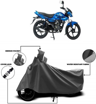 Autoprime Two Wheeler Cover for Bajaj(XCD 125cc, Grey)
