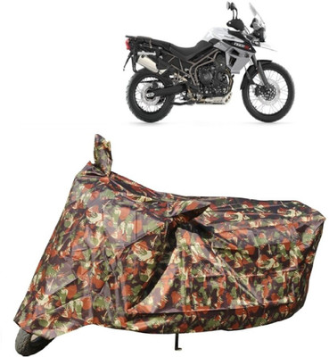 AutoKick Two Wheeler Cover for Triumph(Tiger 800 XCA, Multicolor)