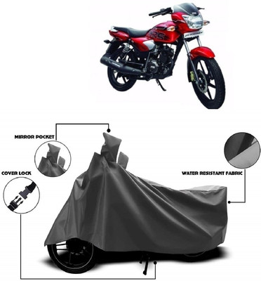AutoKick Two Wheeler Cover for TVS(Phoenix 125, Grey)