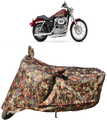AutoKick Two Wheeler Cover for Harley Davidson(XL 883, Multicolor)