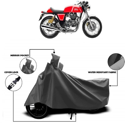 AutoKick Two Wheeler Cover for Royal Enfield(Continental GT, Grey)