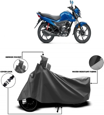 Autoprime Two Wheeler Cover for Honda(Livo, Grey)