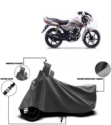 AutoKick Two Wheeler Cover for TVS(Pheonix, Grey)