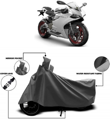 AutoKick Two Wheeler Cover for Ducati(899 Panigale, Grey)