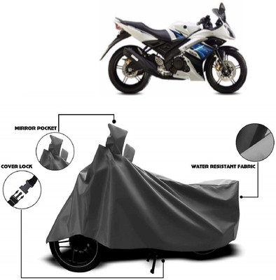Autoprime Two Wheeler Cover for Yamaha(YZF R15 S, Grey)