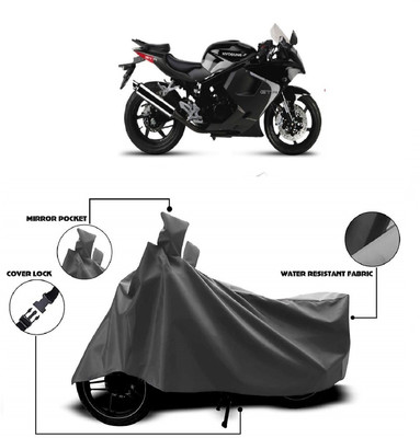 AutoKick Two Wheeler Cover for Hyosung(GT250R, Grey)