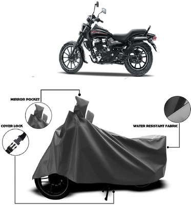 AutoKick Two Wheeler Cover for Bajaj(Avenger 150 Street, Grey)