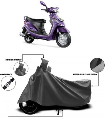 AutoKick Two Wheeler Cover for Mahindra(Rodeo, Grey)
