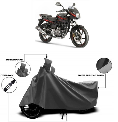 AutoKick Two Wheeler Cover for Bajaj(DTS-i, Grey)