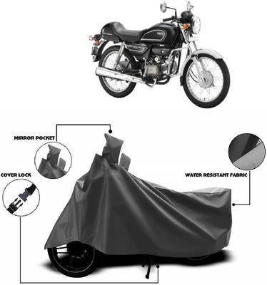 Autoprime Two Wheeler Cover for Hero(Splendor Pro Classic, Grey)