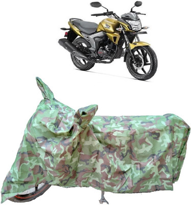AutoKick Two Wheeler Cover for Honda(CB Trigger, Multicolor)