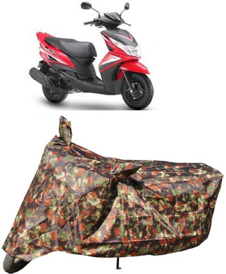 AutoKick Two Wheeler Cover for Yamaha(Ray Z, Multicolor)