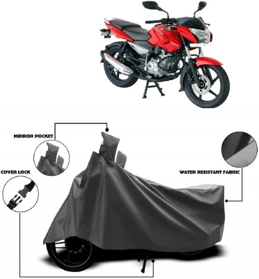 AutoKick Two Wheeler Cover for Bajaj(Pulsar 150 DTS-i, Grey)