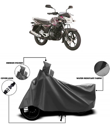 AutoKick Two Wheeler Cover for Bajaj(Discover 150 s, Grey)