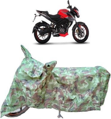 AutoKick Two Wheeler Cover for Bajaj(Pulsar 200 NS DTS-i, Multicolor)