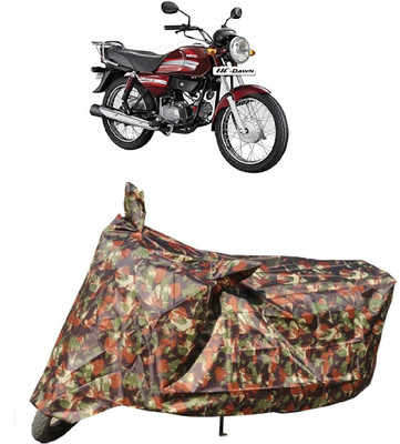 AutoKick Two Wheeler Cover for Hero(HF Dawn, Multicolor)