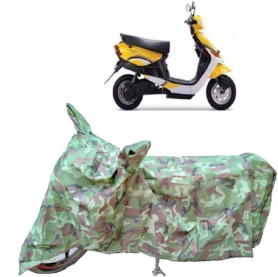 Autoprime Two Wheeler Cover for Electric Cruz(Yo Style, Multicolor)