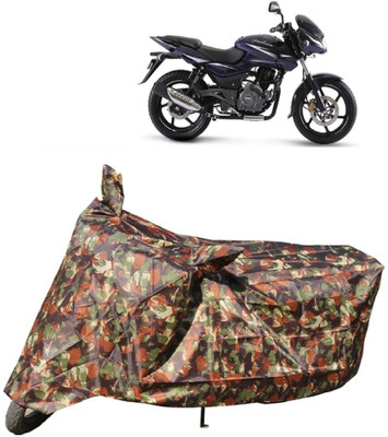 AutoKick Two Wheeler Cover for Bajaj(Pulsar 180 DTS-i, Multicolor)