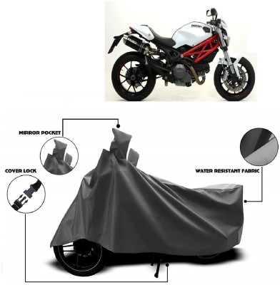 Autoprime Two Wheeler Cover for Ducati(Monster 796 S2R, Grey)