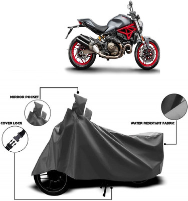 Autoprime Two Wheeler Cover for Ducati(Monster 821, Grey)