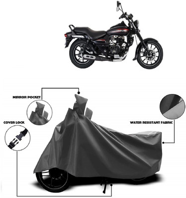 Autoprime Two Wheeler Cover for Bajaj(Avenger 220 Street, Grey)