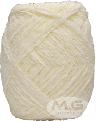 KNIT KING Knitting Yarn Thick Chunky Wool, Blanket Off White WL 400 gm Best Used with Knitting Needles, Crochet Needles Wool Yarn for Knitting. By Vardhma SM-Z SM-A SM-BC