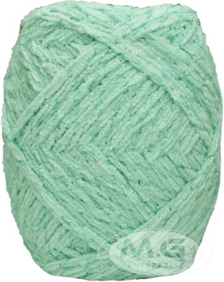 KNIT KING Knitting Yarn Thick Chunky Wool, Blanket Sea Green WL 400 gm Best Used with Knitting Needles, Crochet Needles Wool Yarn for Knitting. By Vardhma M N C SM-C SM-D SM-EQ