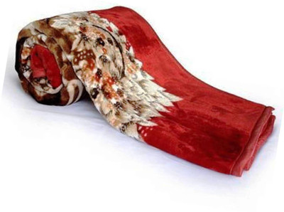 SIMAM Printed Double Mink Blanket for  Mild Winter(Microfiber, Multicolor)