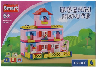 Olympia Games And Toys Dream House Construction Blocks Set for 6+ Age Kids(Multicolor)